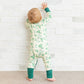 • Toddler Toothed Green Dino • Bamboo Baby Onesie - Tegan & Ollie 