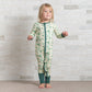 • Toddler Toothed Green Dino • Bamboo Baby Onesie