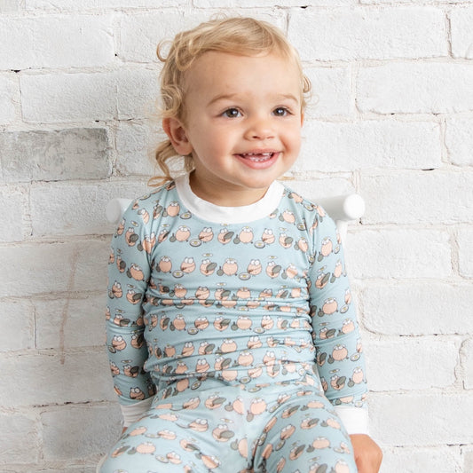 • Sunny Side Up • 'Sleep Tight’ Toddler Two-Piece Bamboo Pajama and Playtime Set - Tegan & Ollie 