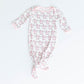 • Poppy The Poodle • Bamboo Tie-Knot Newborn Gown - Tegan & Ollie 