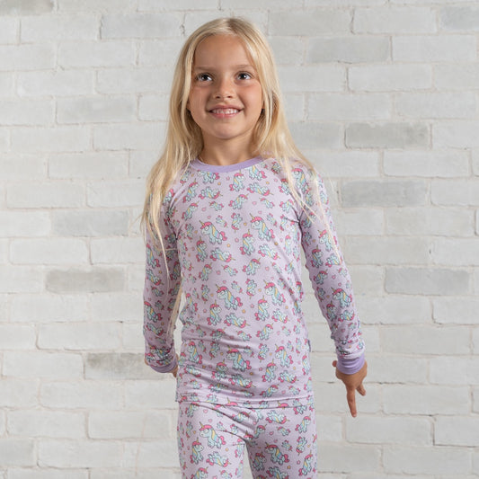 Toddler Toothed Green Dino • 'Sleep Tight' Two-Piece Bamboo Pajama a –  Tegan & Ollie